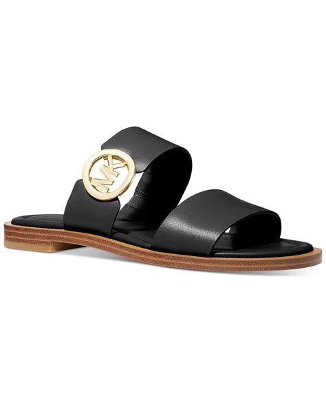 michael michael kors women's summer double band slip-on flat sandals|Women's Summer Double Band Slip.